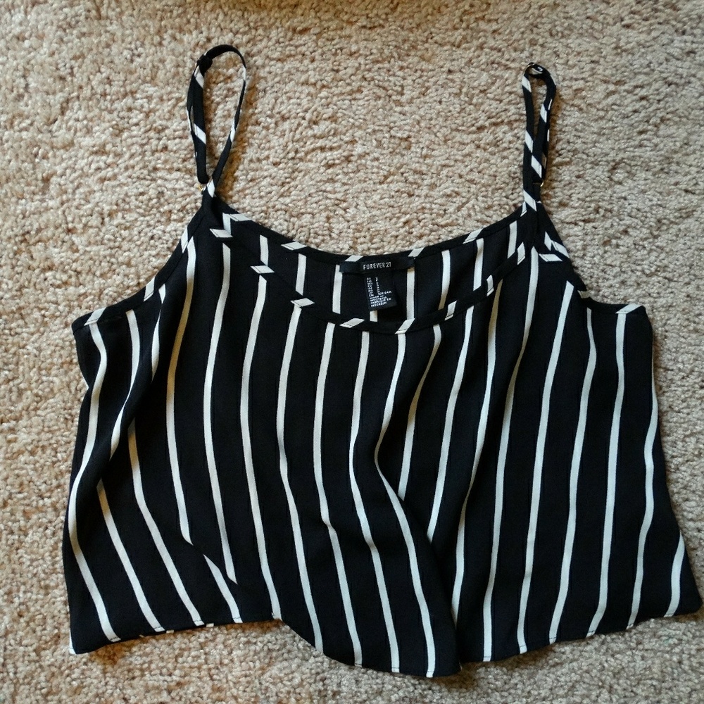 Stripe crop top